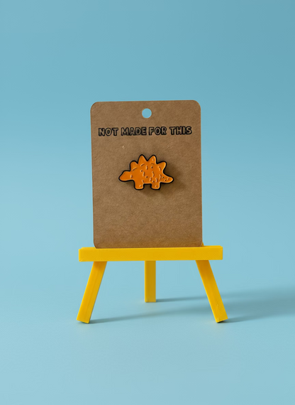 Stego Dino Nugget Enamel Pin - Not Made For This