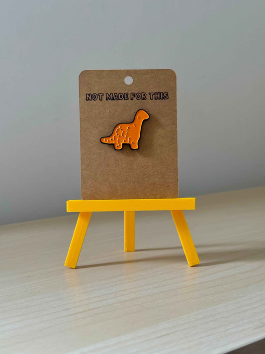 Brachio Dino Nugget Enamel Pin