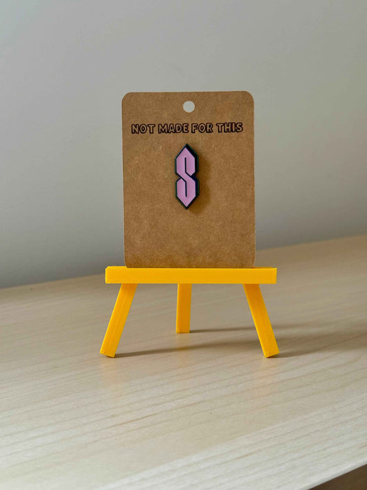 'S' Enamel Pin