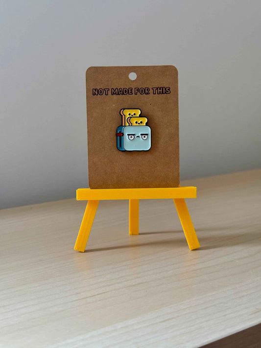 Toast Time Enamel Pin