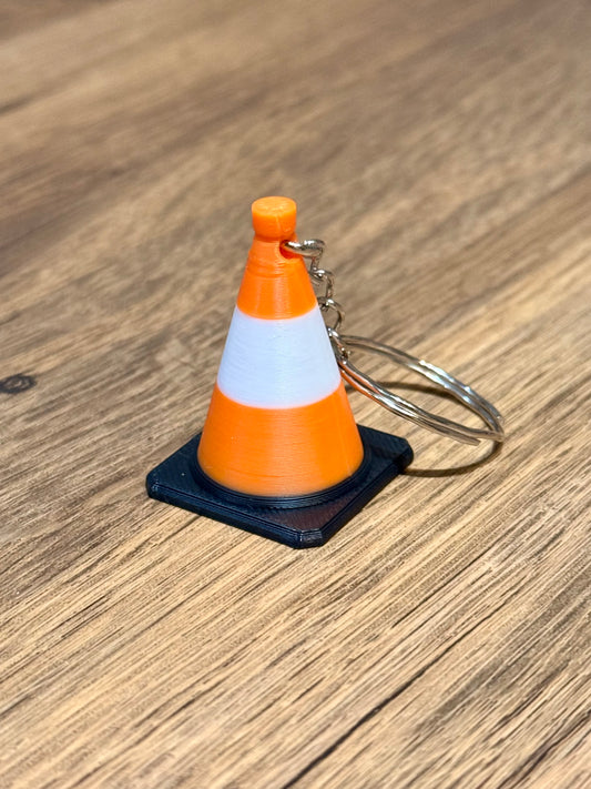Traffic Cone Keyring | Keyrings | Not Made For This