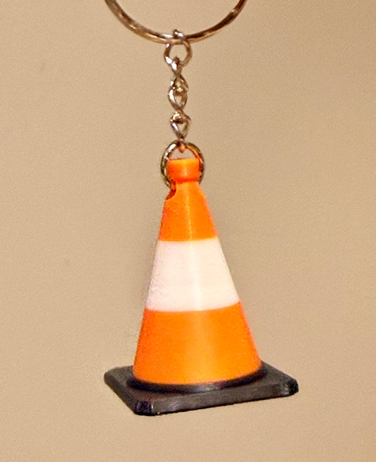 Traffic Cone Keyring | Keyrings | Not Made For This