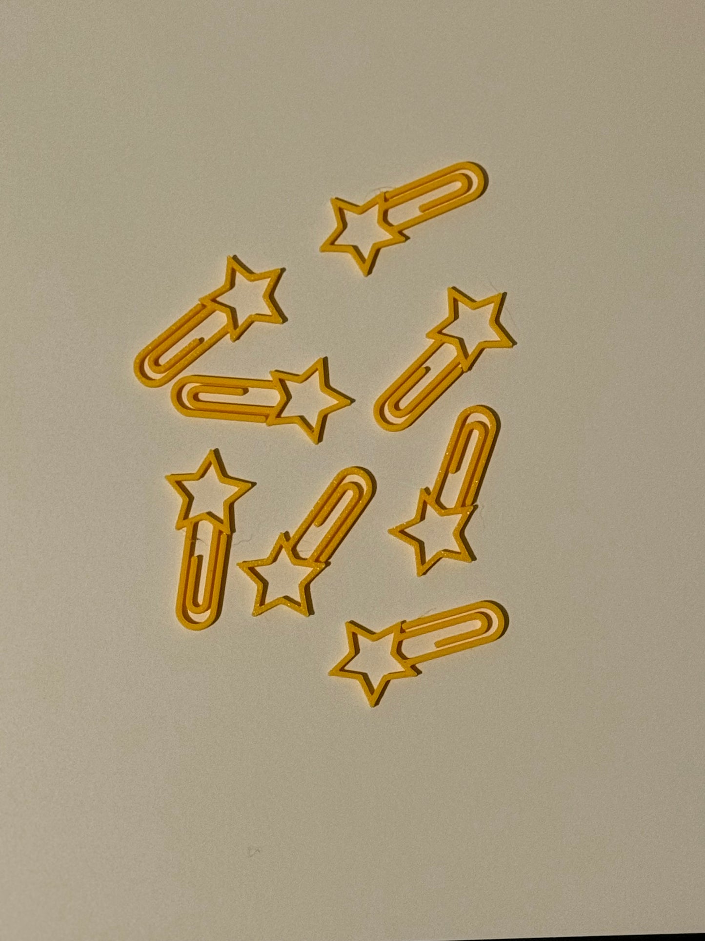 Star Paperclip 10 Pack | 3D Printed Novelty Paperclips | Not Made For This