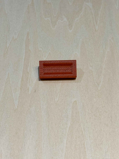 Brick Pin | 3D Printed Pin Badge | Not Made For This