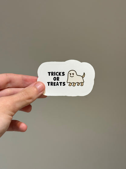 Trick or Treats Sticker | Not Made For This