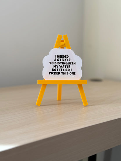 Water Bottle Sticker | Not Made For This