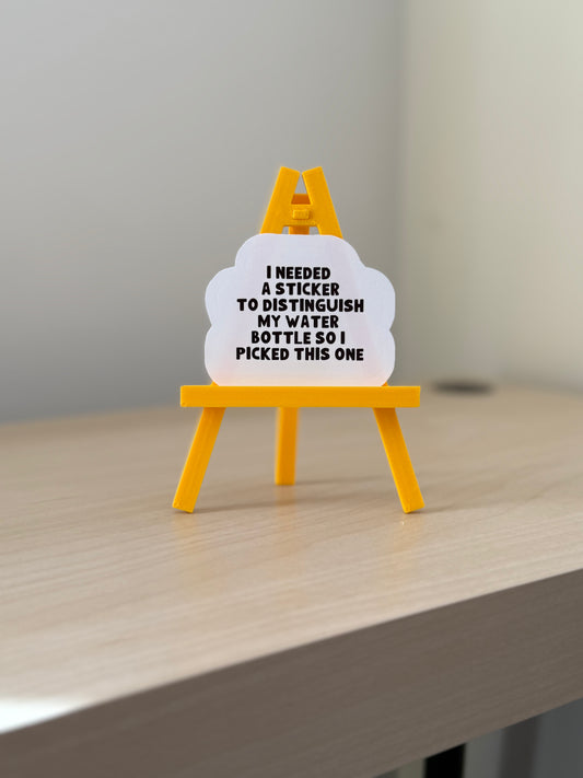Water Bottle Sticker | Not Made For This
