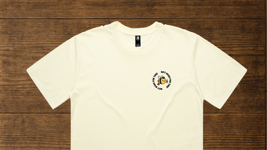 Butter Yellow Bee T-shirt by Not Made For This