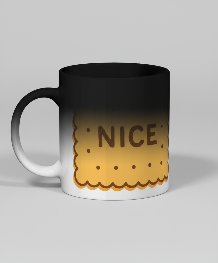 Nice Biscuit Reveal | Colour Changing Ceramic Mug | Not Made For This