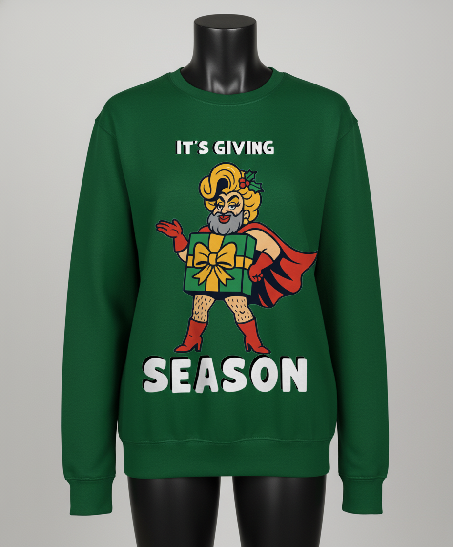 It's Giving Season | Christmas Jumper | Not Made For This